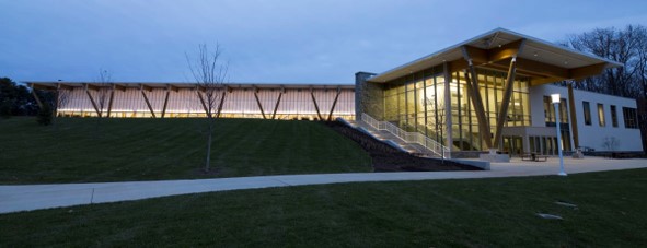 exterior of the Potomac School Spangler Center for Athletics and Community
